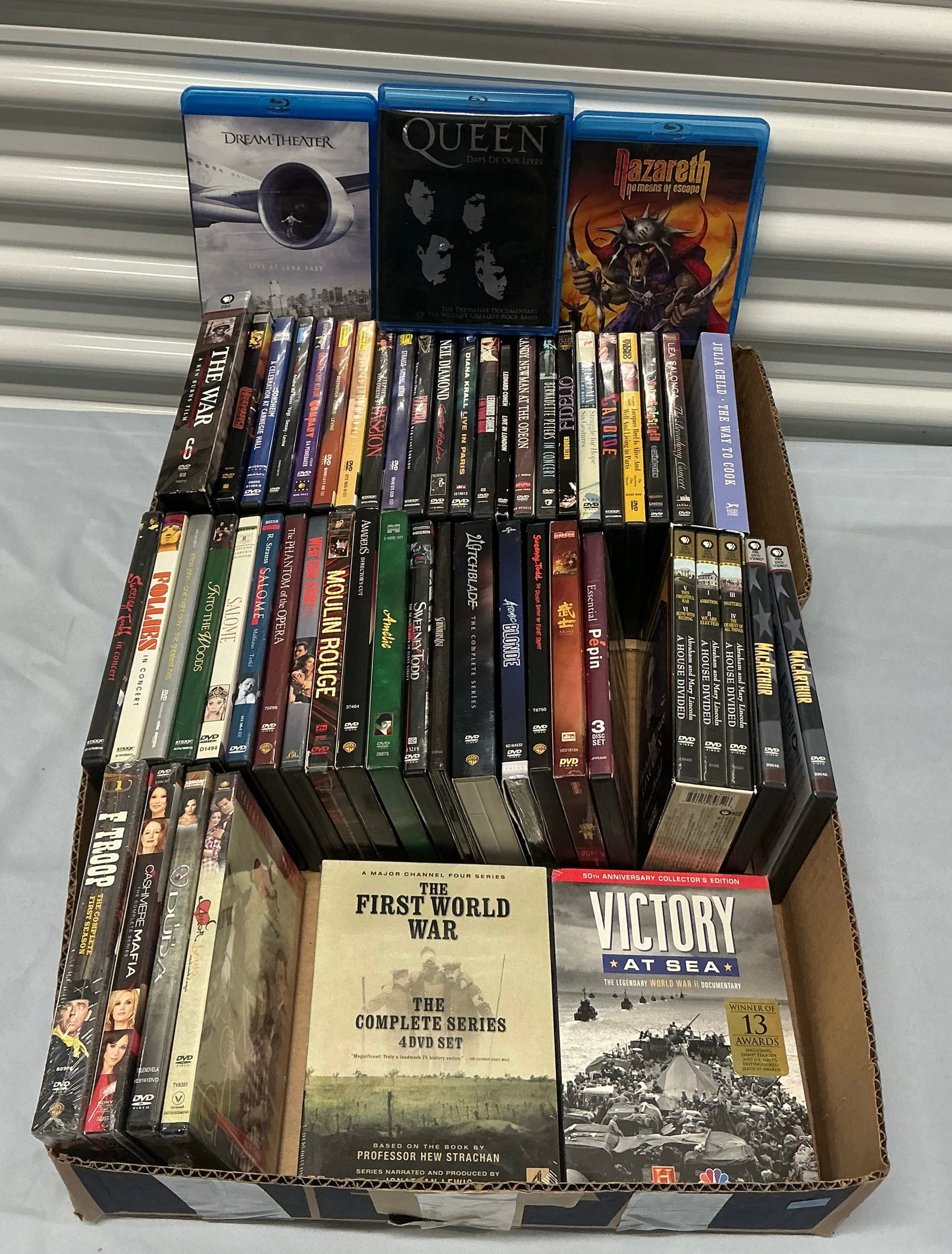 Music Movie Broadway & Other DVDs: Bottom Row Sealed