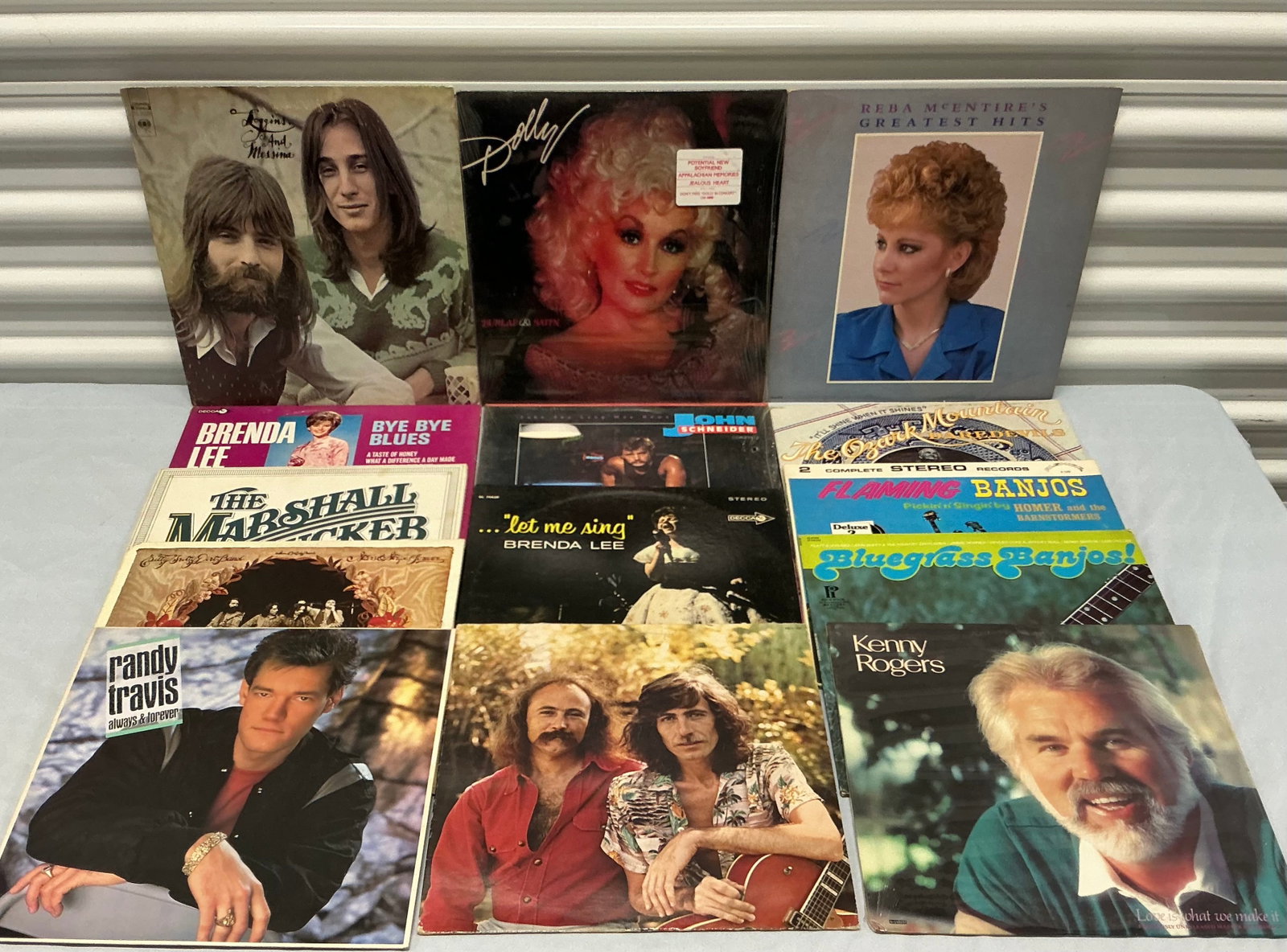 Vintage Country Vinyl Records: All untested/Unchecked. If you have a question about a specific record, please ask before bidding.