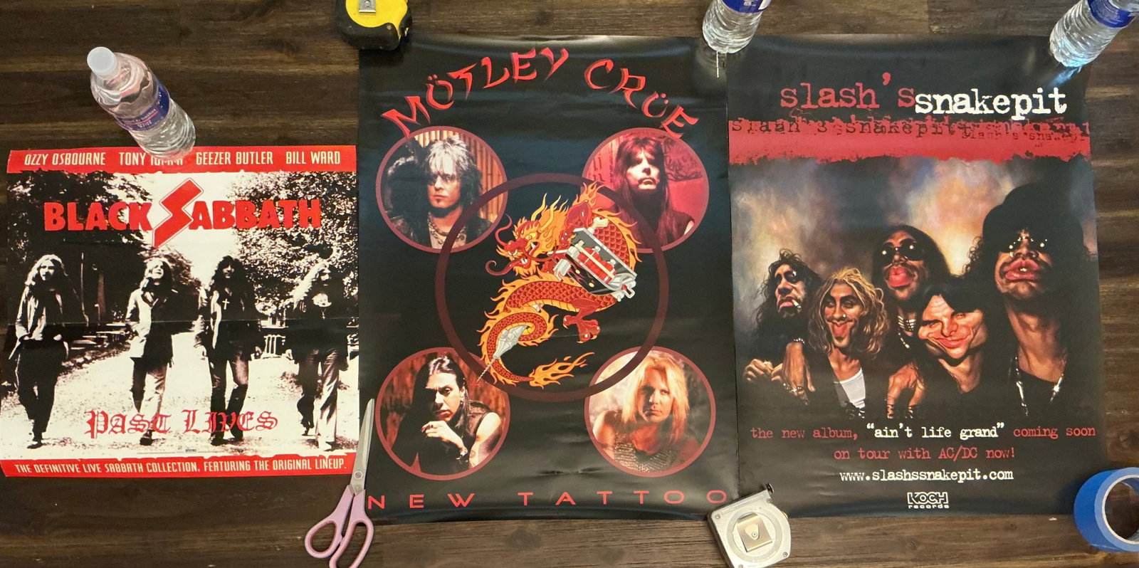 Lot of Three Promotional Record Store Posters: Larger 24x18 in
