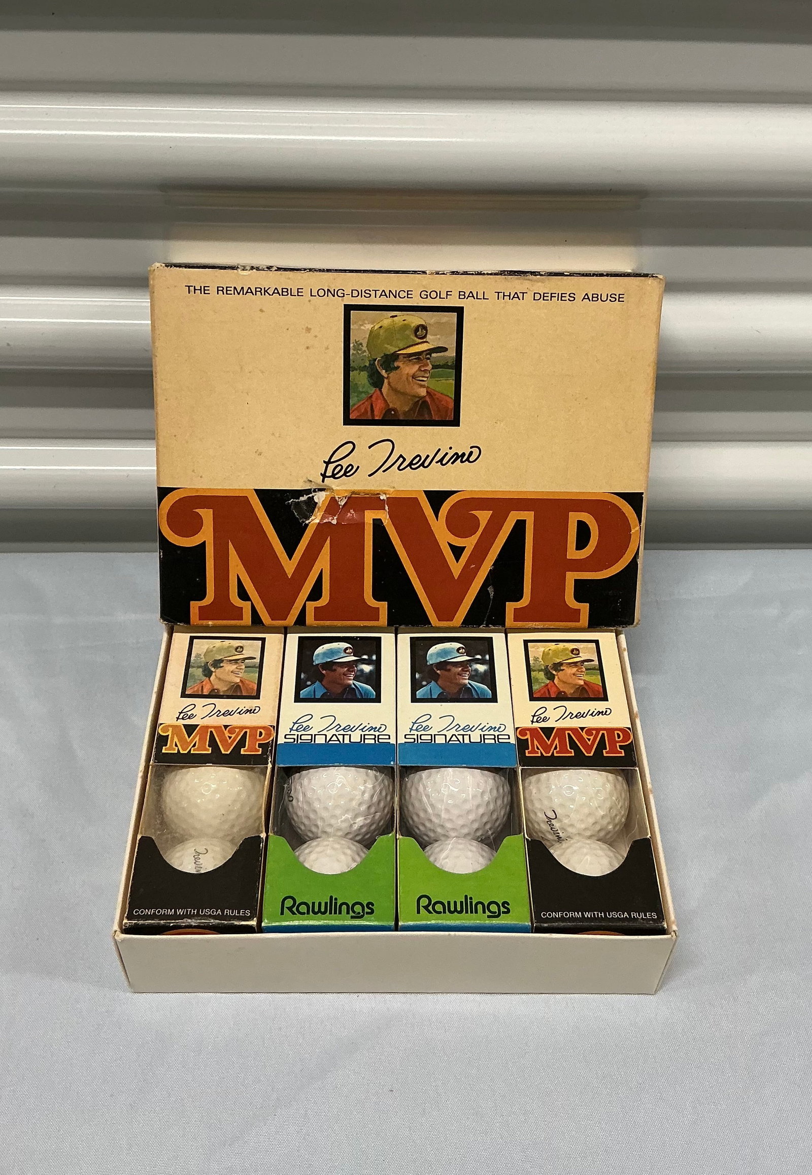 Vintage Lee Trevino Rawlings Golf Balls: One Dozen In the box