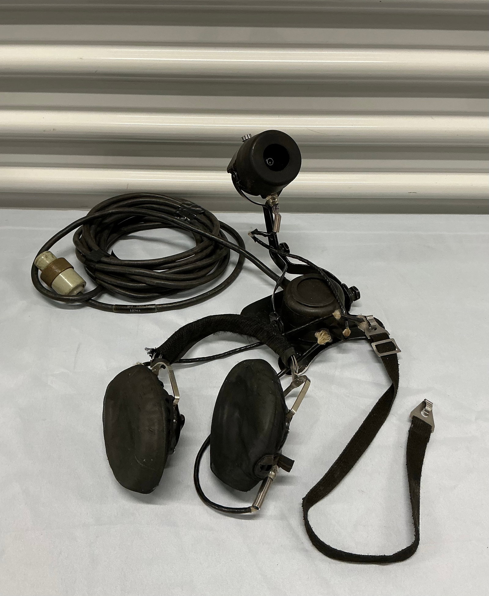 Dynalec Sound Powered Headset- Chest Set Military Grade: Untested, As Shown