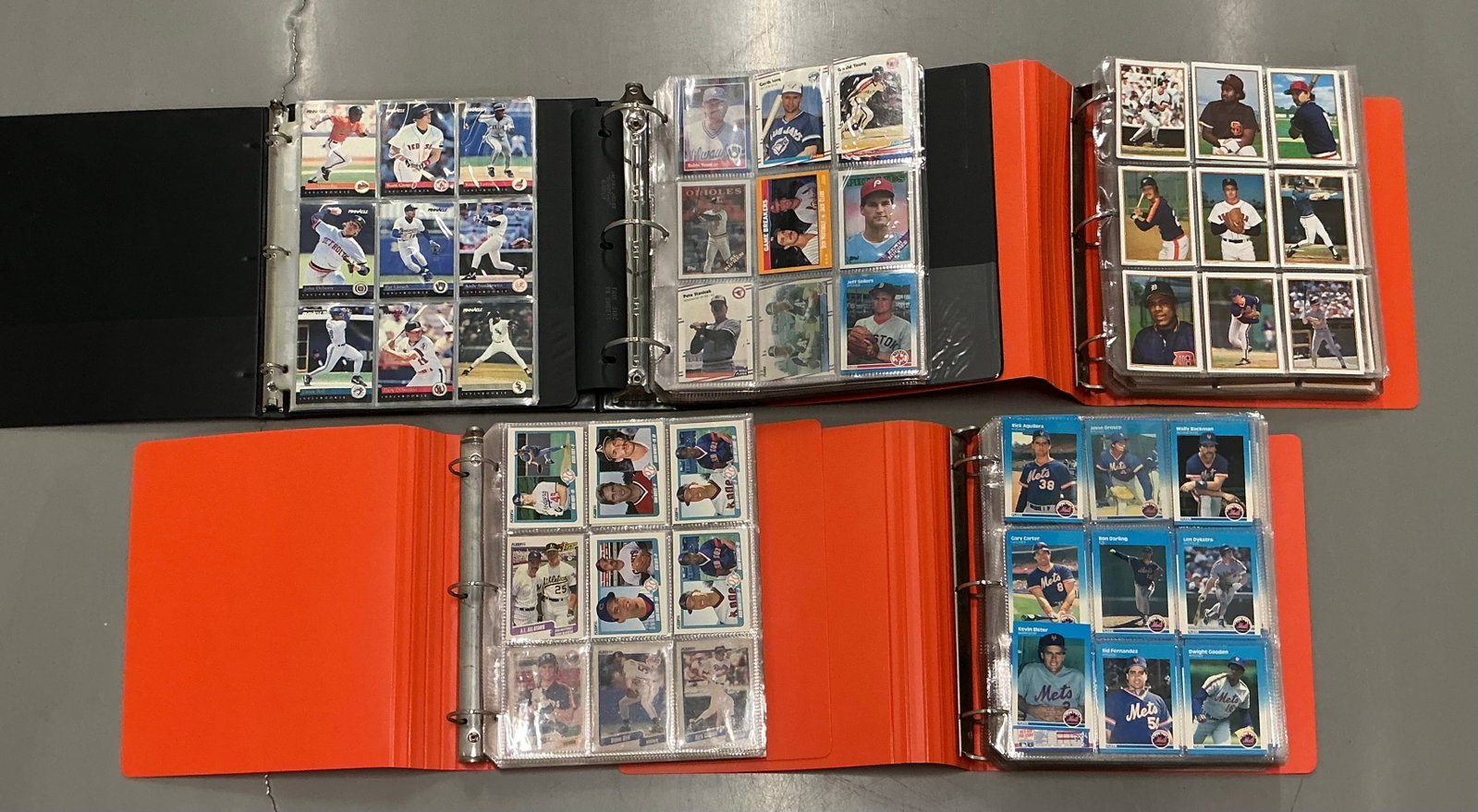 Unsearched Binders Full Of Vintage Baseball Cards (1 of 5)