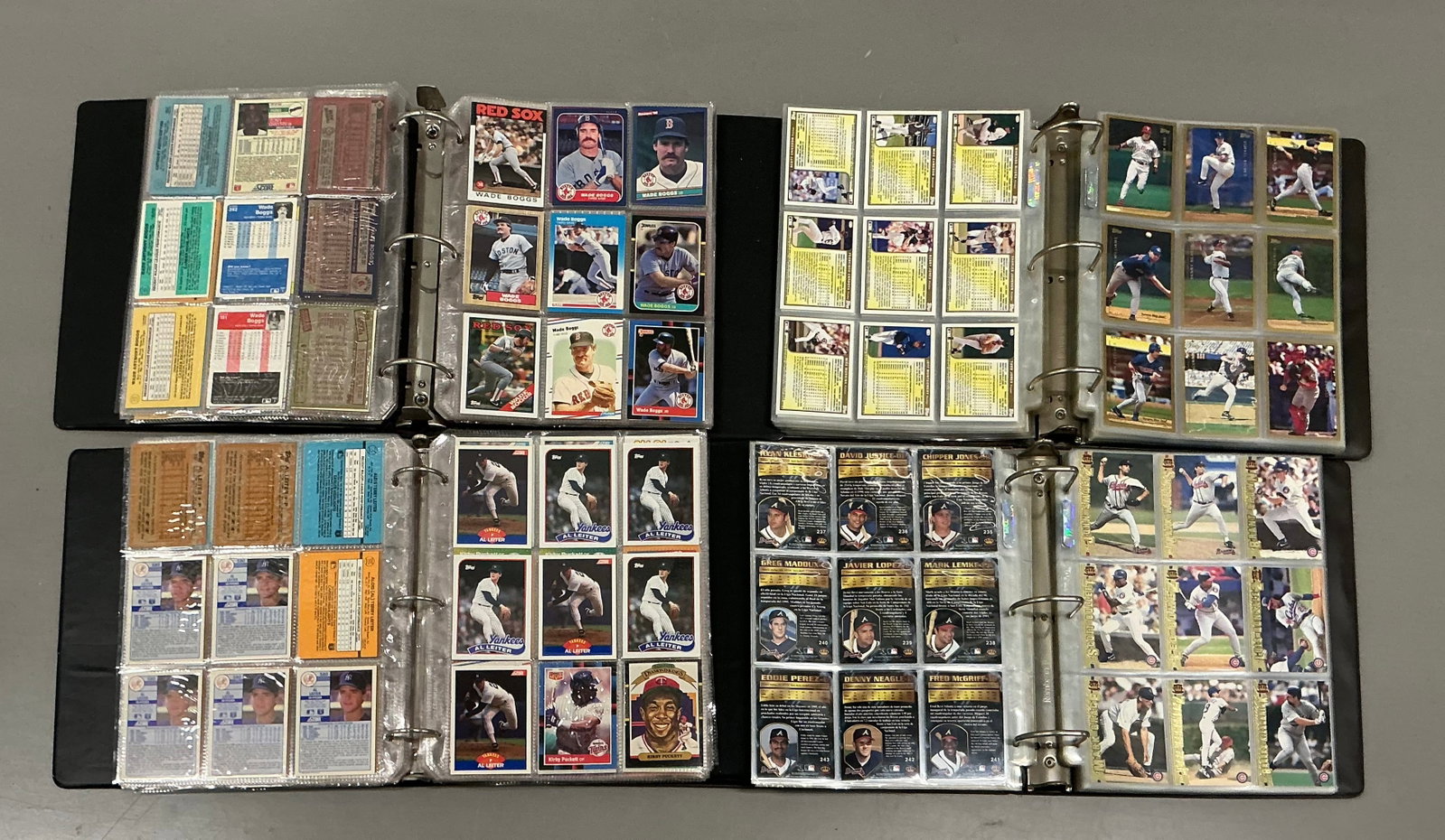 Unsearched Binders Full Of Vintage Baseball Cards (1 of 3)