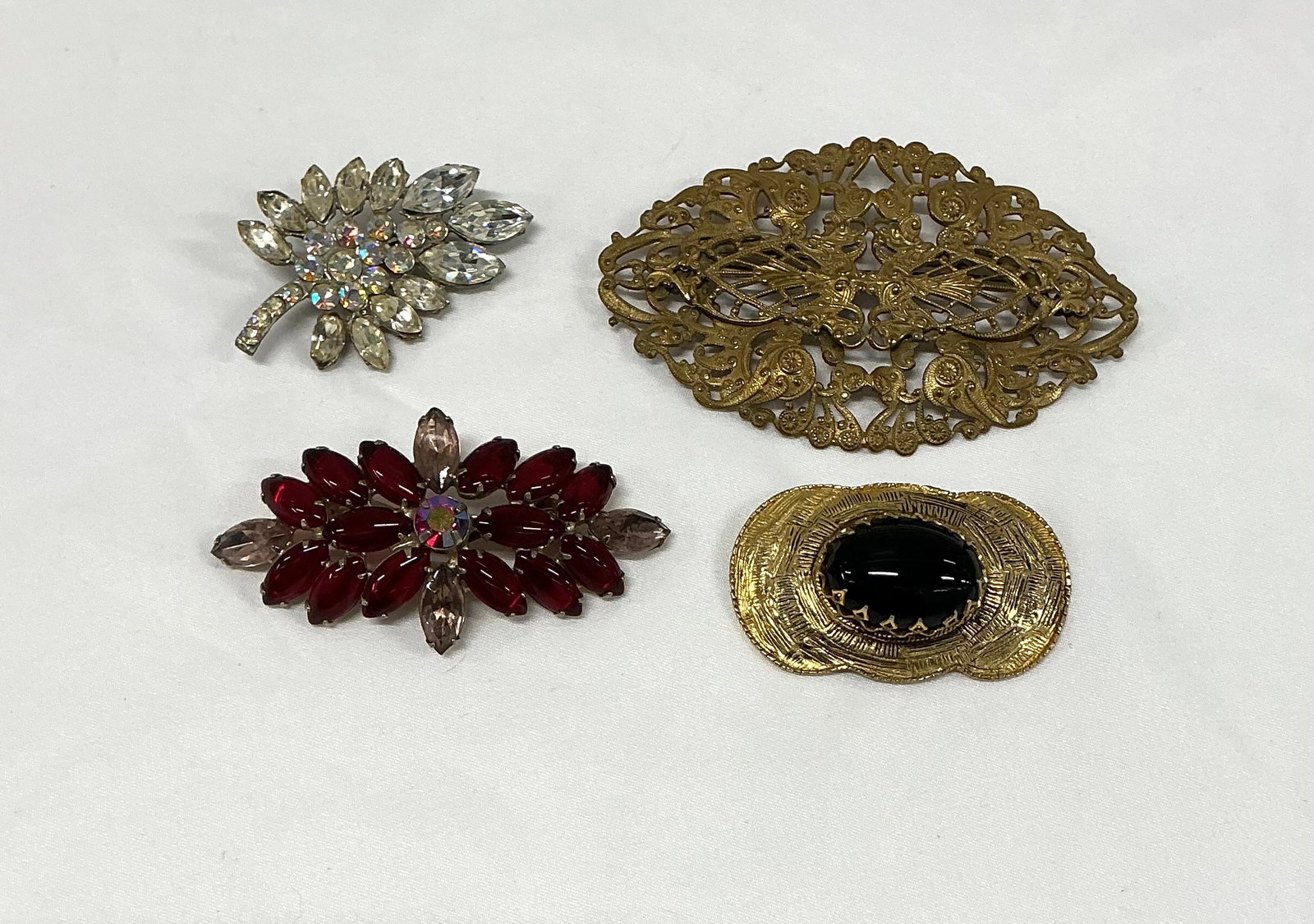Vintage Brooches: Largest 3.5 in