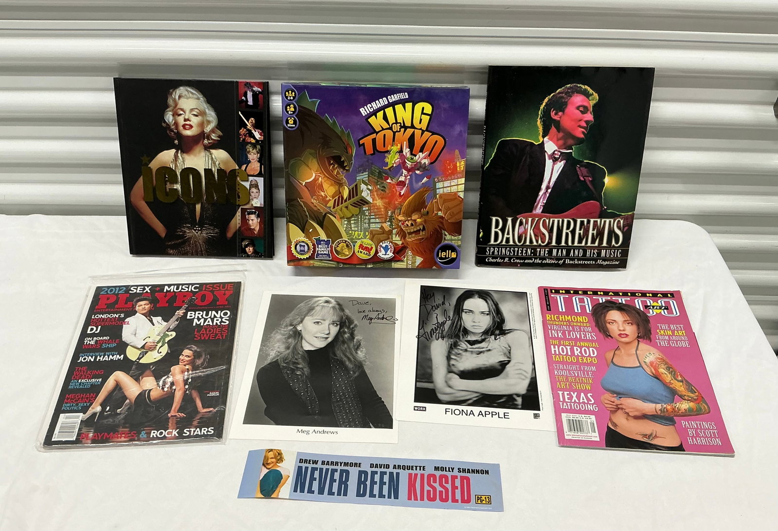 Music Memorabilia Books & King Of Tokyo Game (1 of 3)