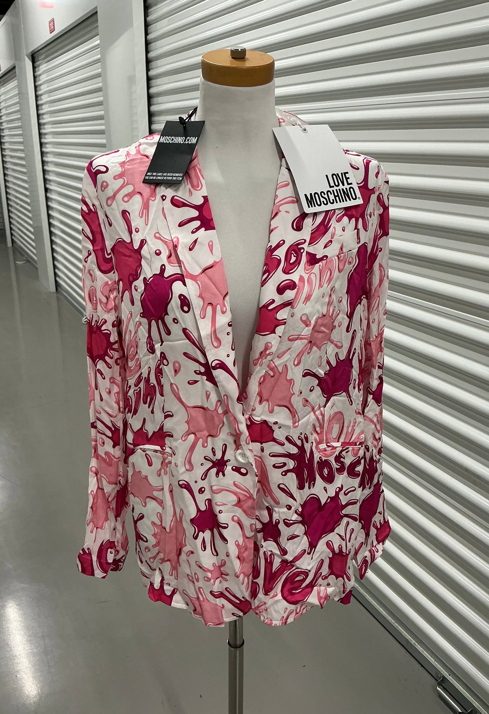New With Tags Love Moschino Pink Jacket (1 of 6)