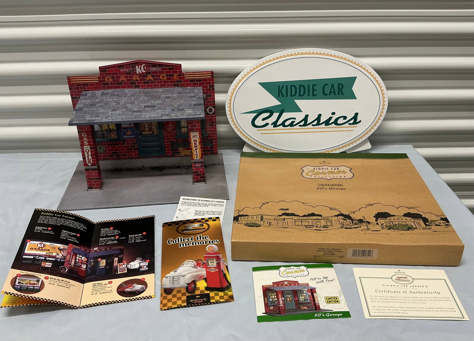 Hallmark Kiddie Car Collection Store Display & Limited Edition KC’s Garage (1 of 6)