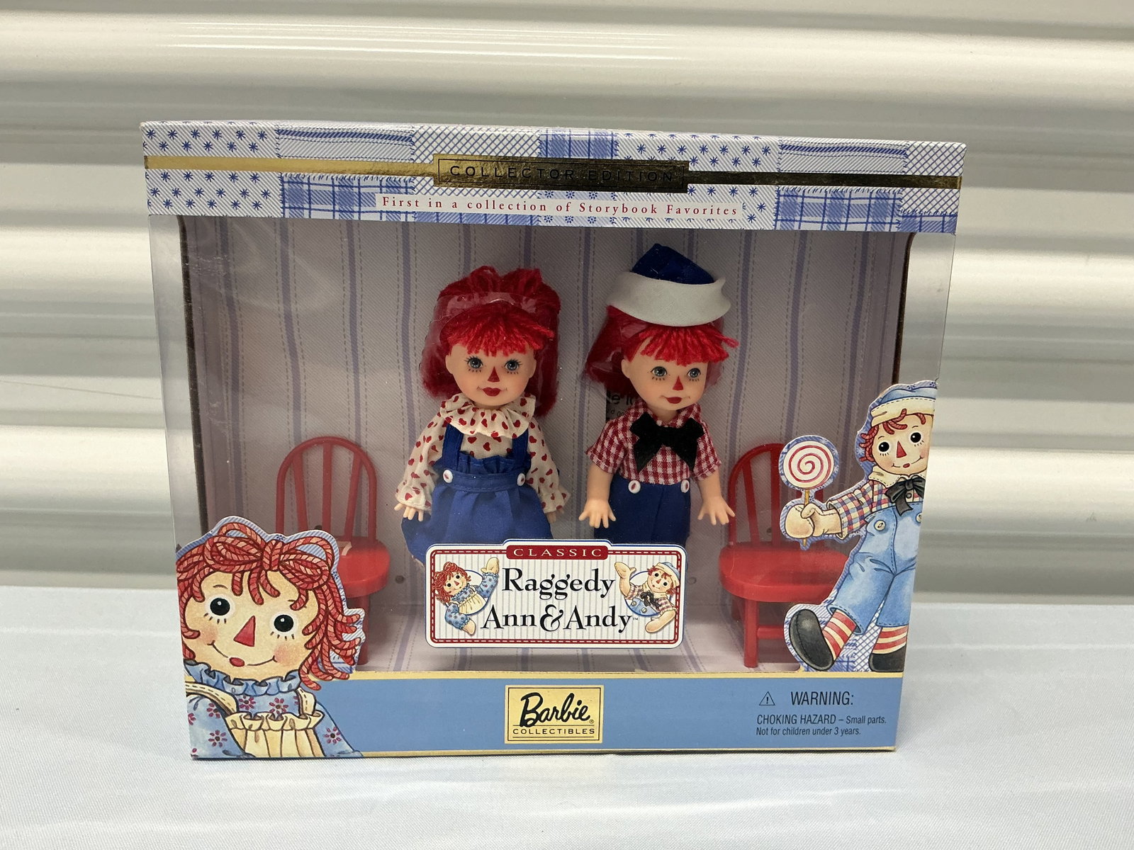 Barbie Collectibles Raggedy Ann & Andy Kelly & Tommy Dolls: Collector Edition First In A Collection Of Storybook Favorites