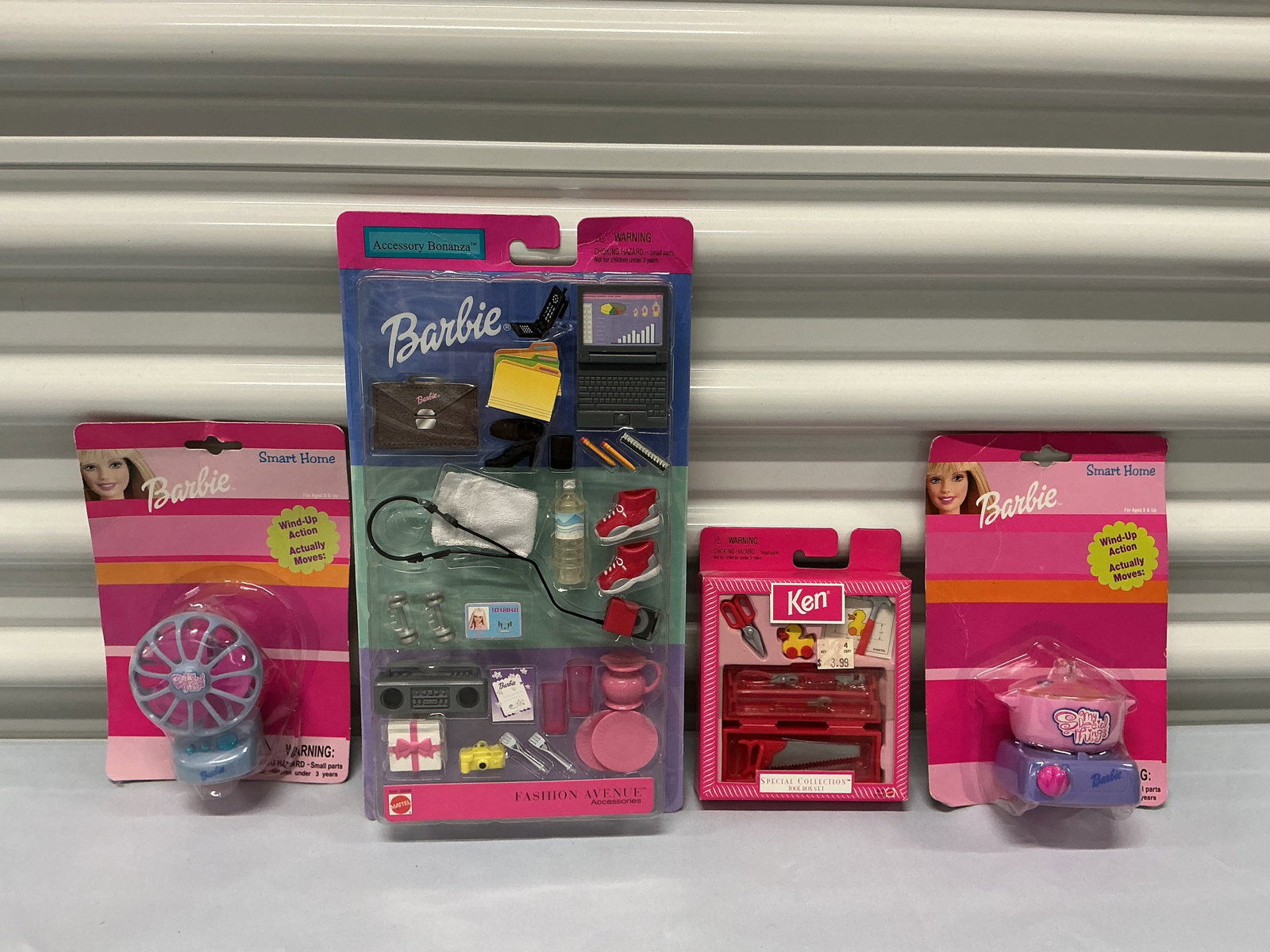 1990s-2001 Vintage Barbie Accessories: In original packaging