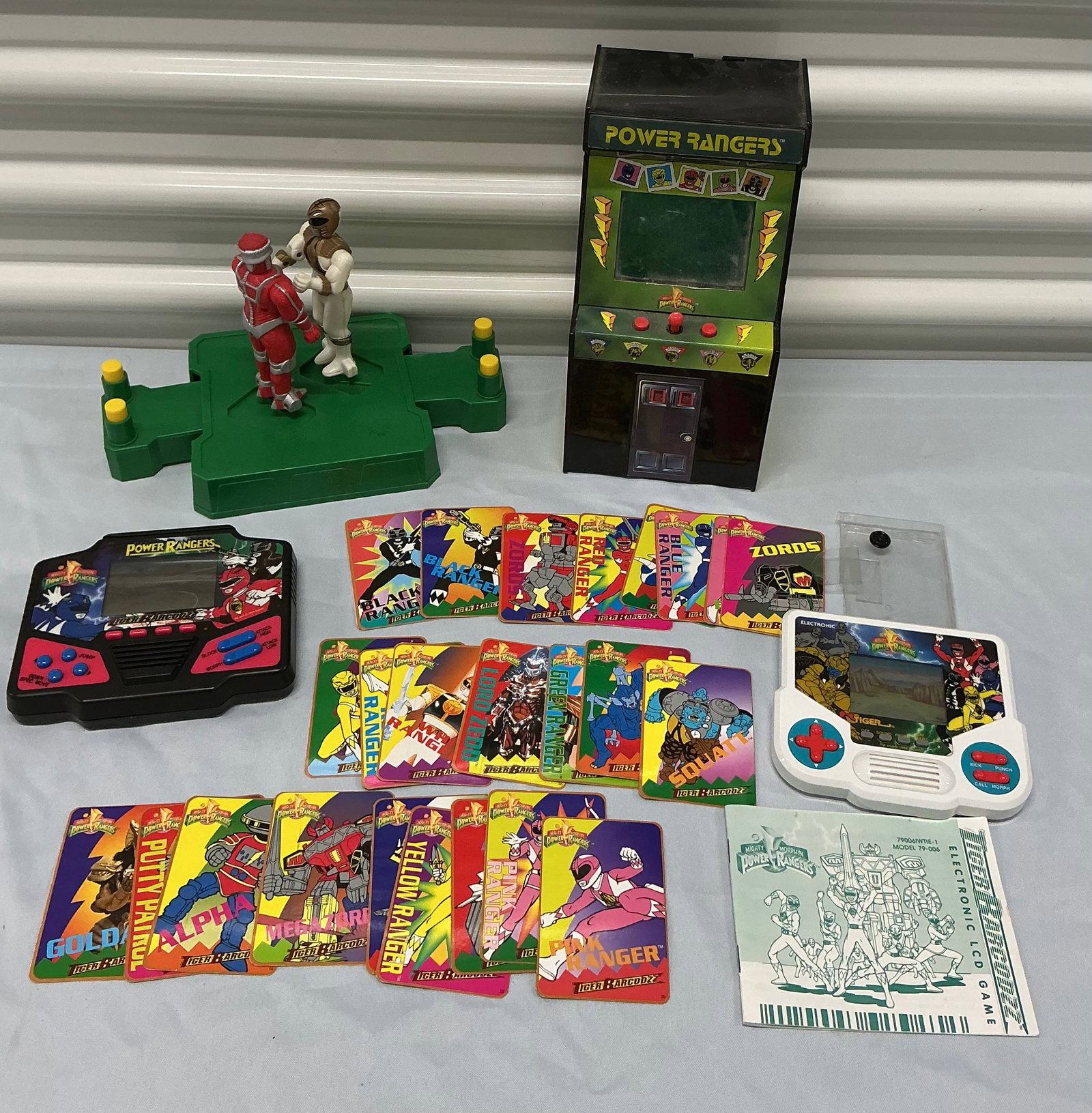 Vintage Power Rangers Video Game Lot: Untested