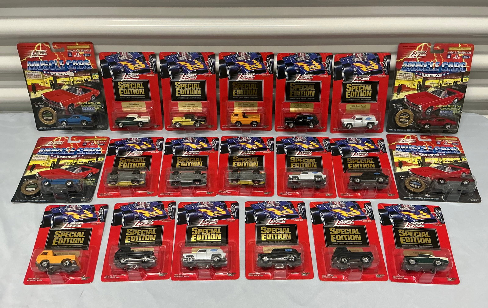 1990s Johnny Lightning Special Edition Toy Show & Series 1: All on the card