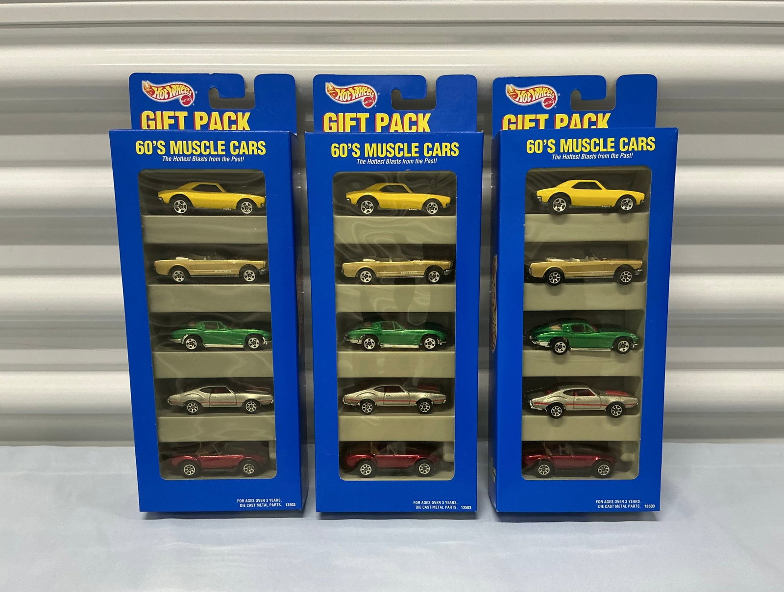 1995 Hot Wheels 60’s Muscle Cars Gift Packs: New Old Stock