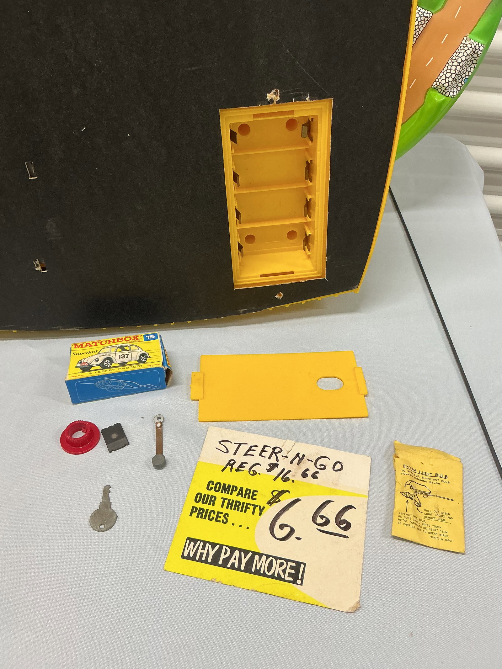 1970 Matchbox Steer-N-Go Driving Game With Original Box - 4