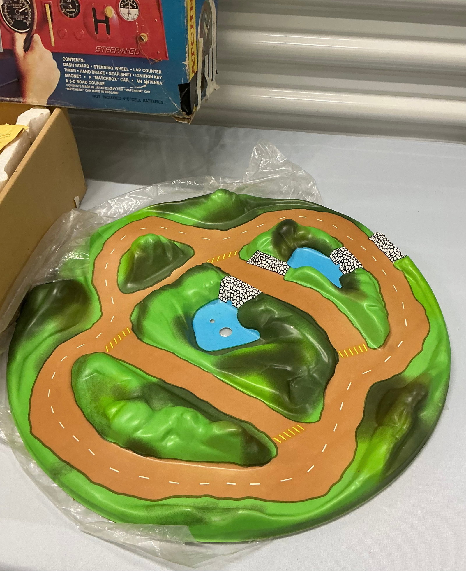 1970 Matchbox Steer-N-Go Driving Game With Original Box - 7