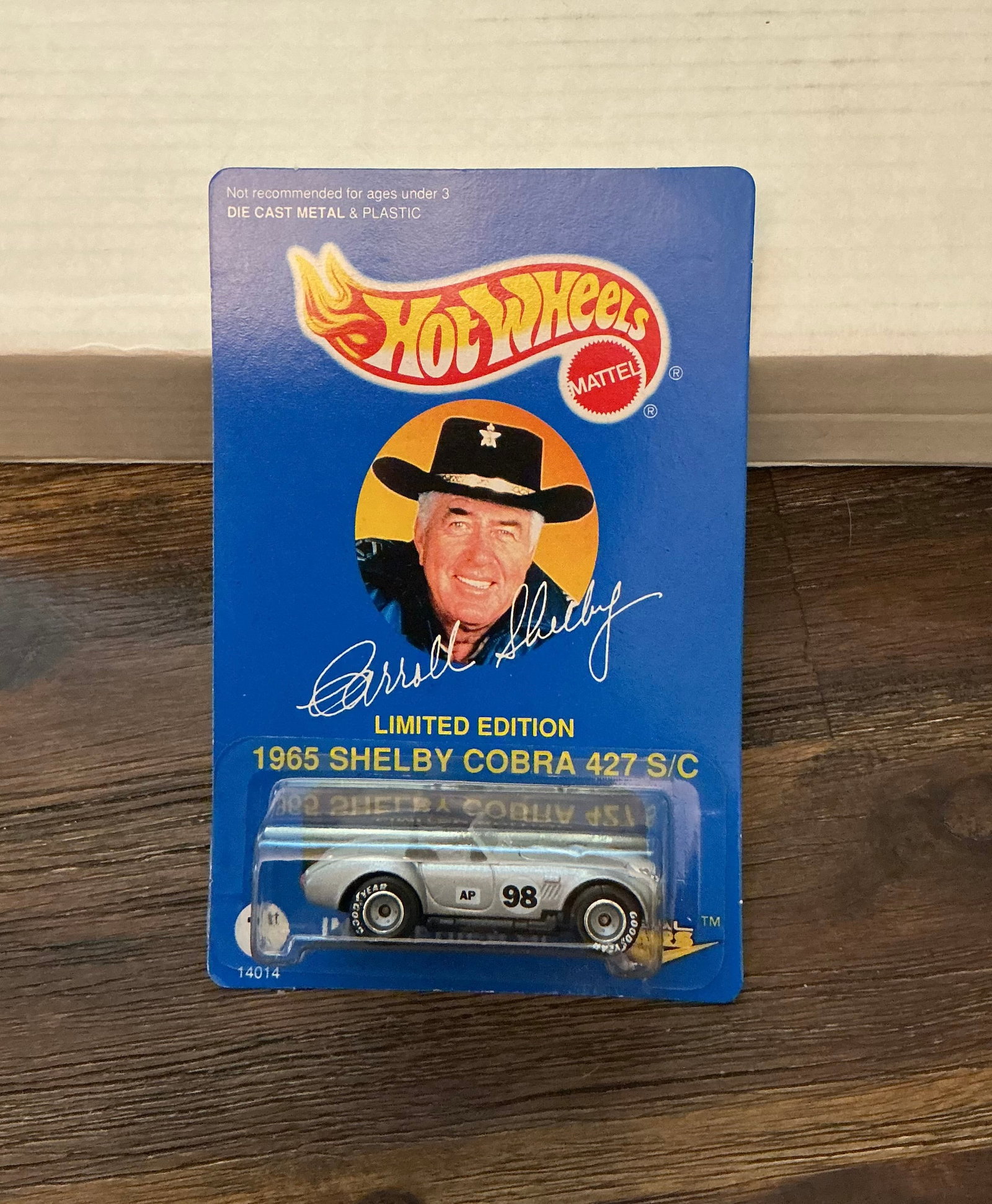 Hot Wheels 1965 Carroll Shelby Limited Edition Cobra 427: 1st in 1995 Real Cars Series
