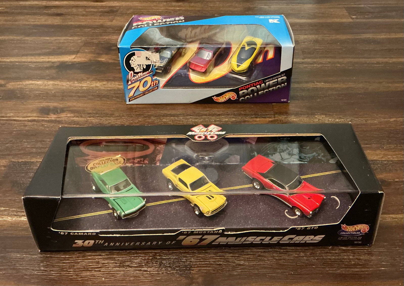 Hot Wheels Collectibles 30th Ann Muscle Cars & Pontiac 70th Ann Power Collection: Original Boxes