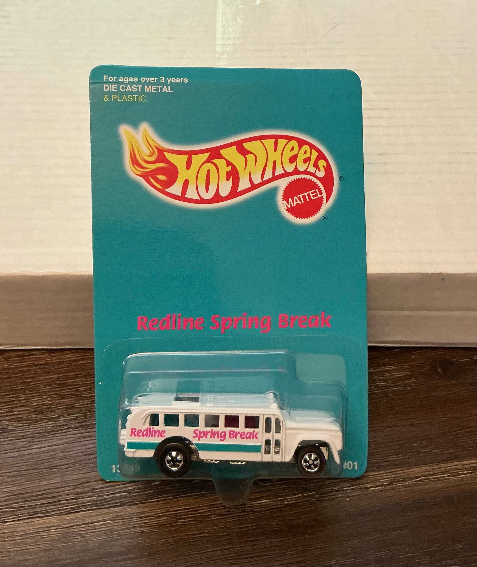 Hot Wheels Redline Spring Break Collector #1 1971 S’Cool Bus (1 of 5)