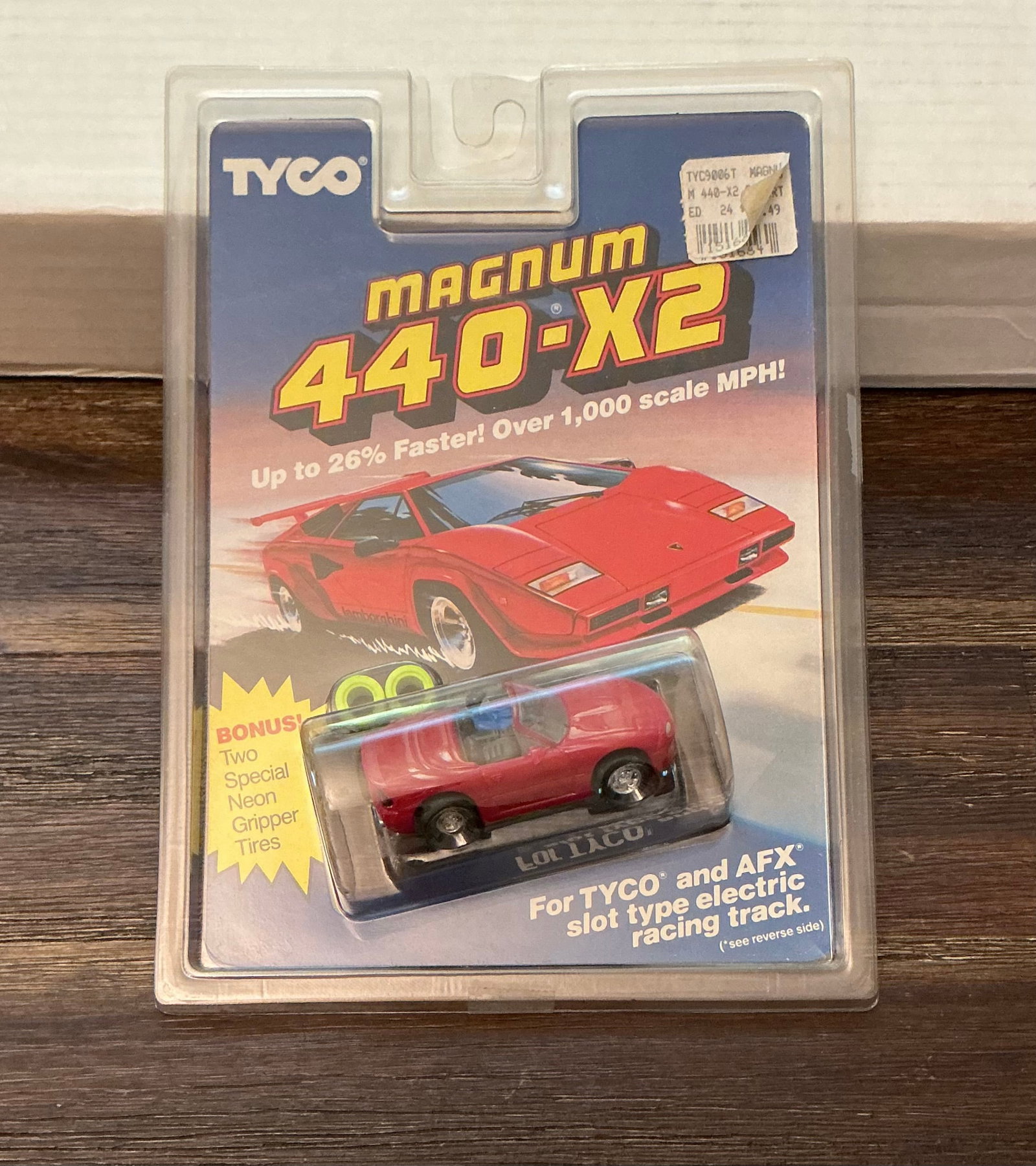 1991 Tyco Magnum 440-X2 HO Slot Car: Original Packaging