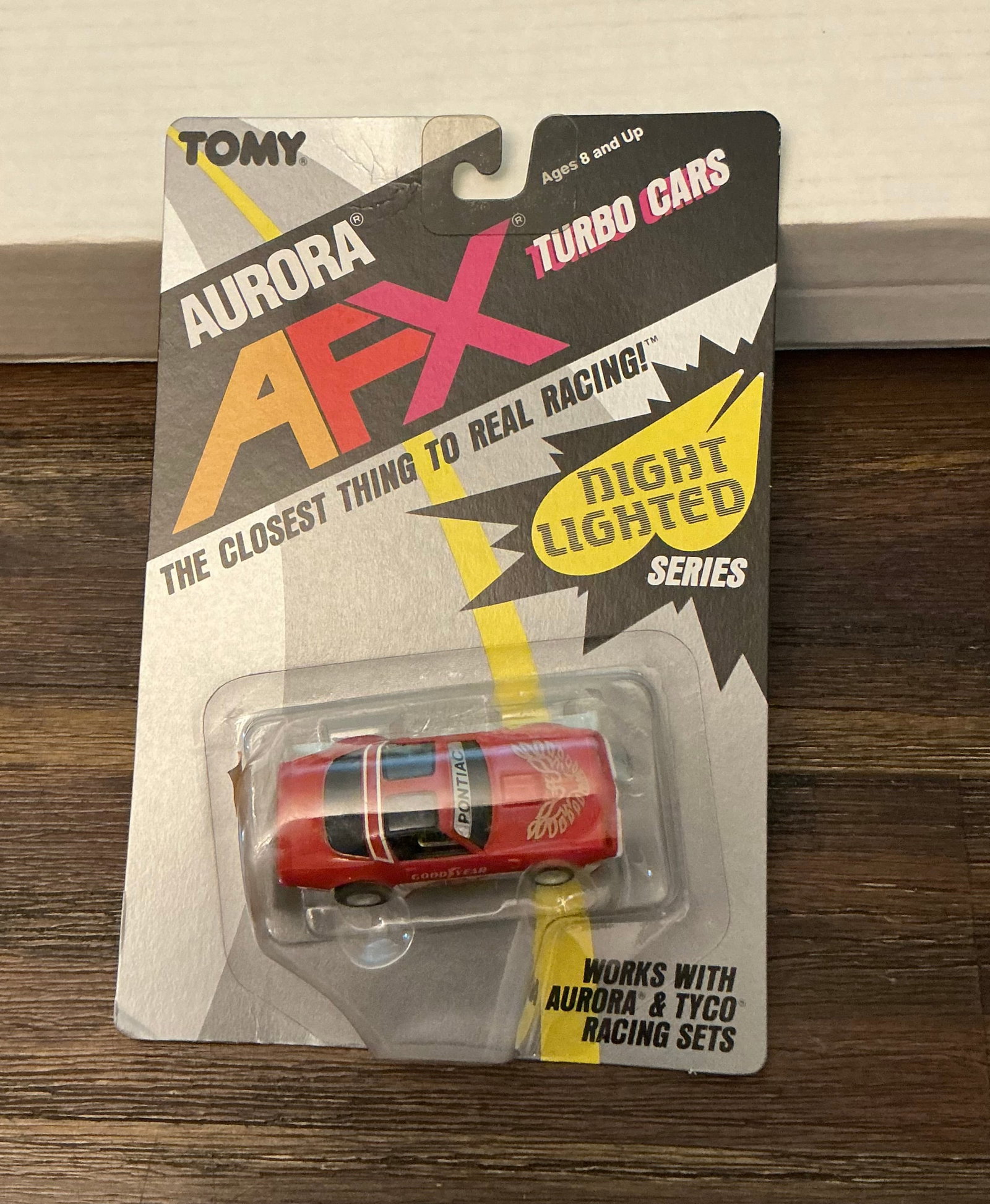 1980s SEALED Aurora AFX Turbo Cars Night Lighted Firebird HO Slot Car: Sealed Original Packaging