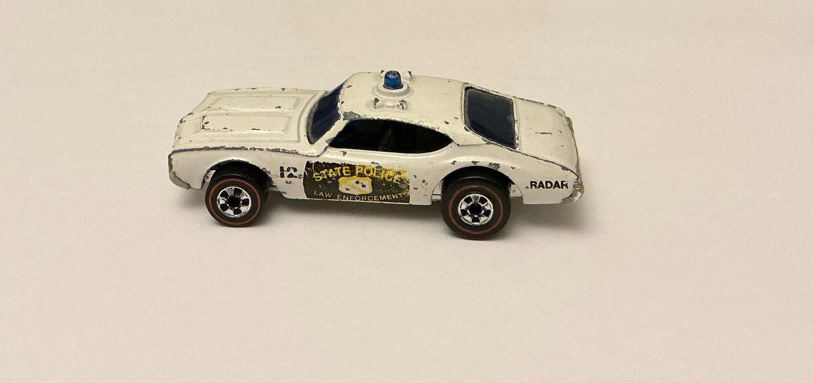 1970s Hot Wheels Redline Olds 442 Police Cruiser: 1970s
