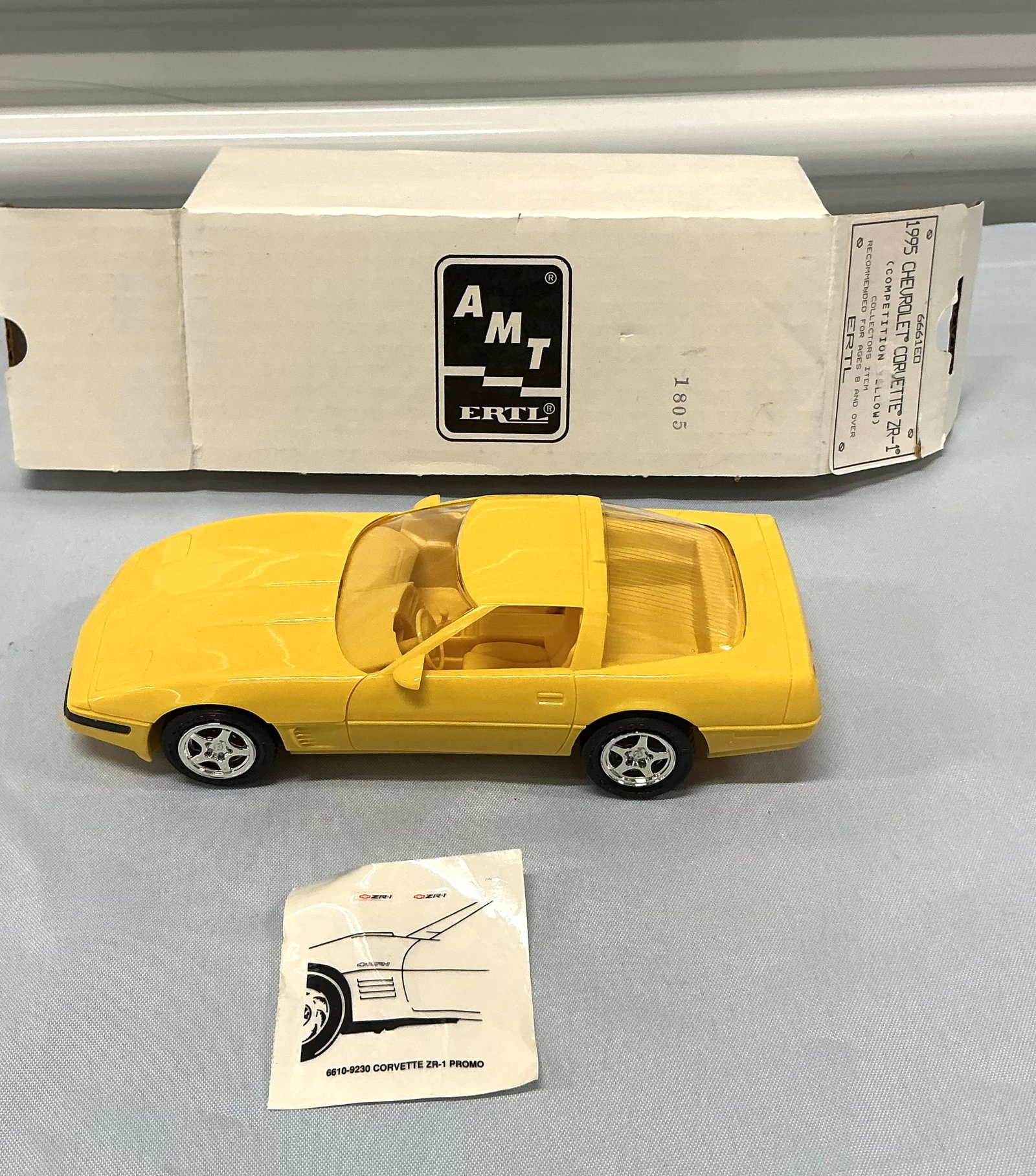 AMT Ertl 1995 Chevrolet Corvette ZR-1 Dealer Promo: Competition Yellow