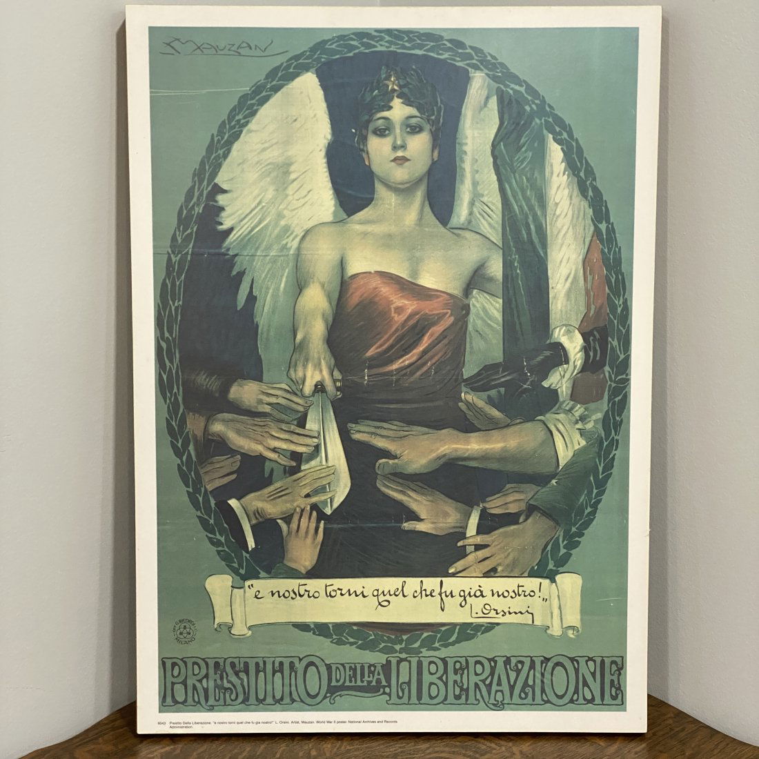 Rare Prestito Delta Liberazione Mauzan Art (1 of 4)