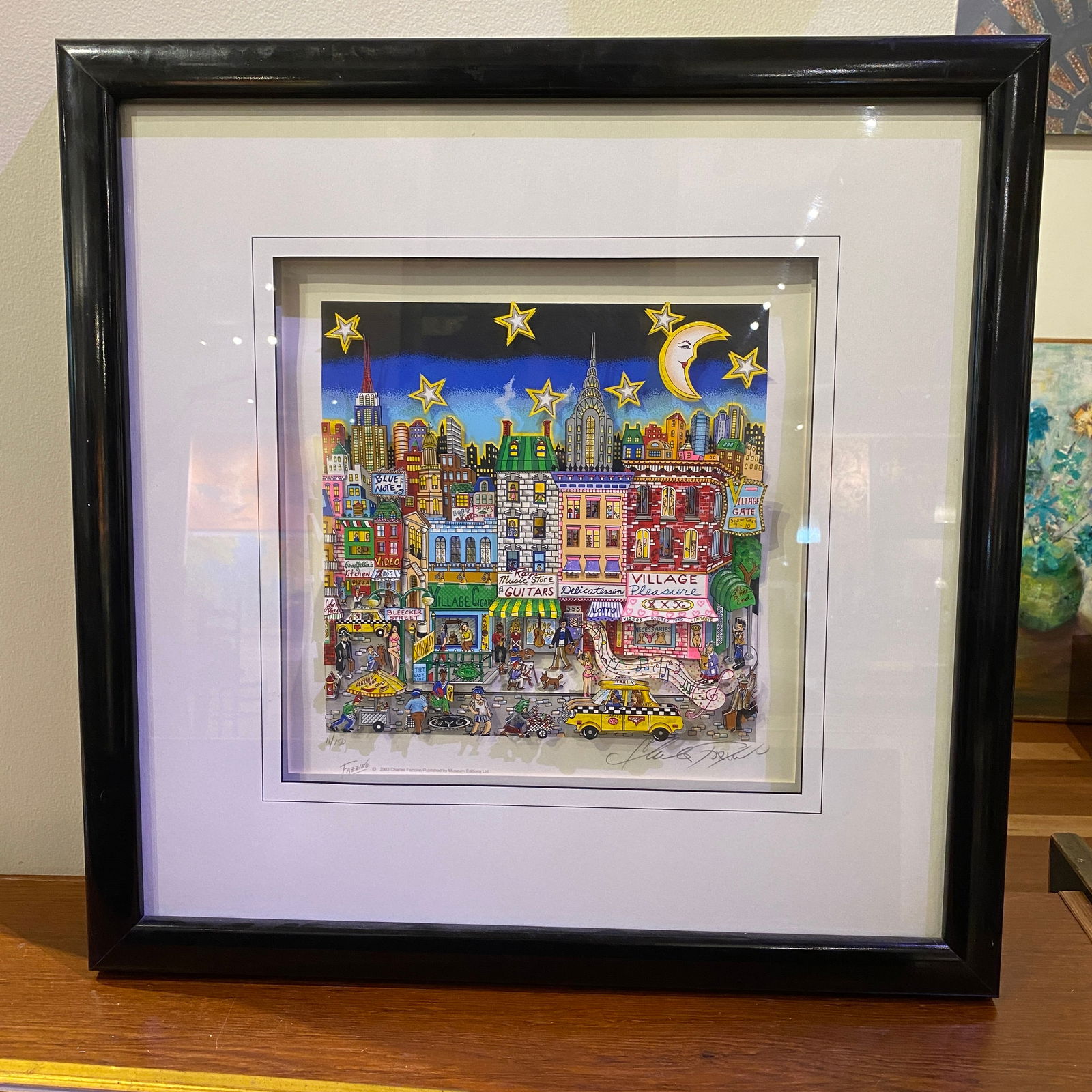 Charles Fazzino Signed Numbered 11 of 150 3D Art (1 of 6)