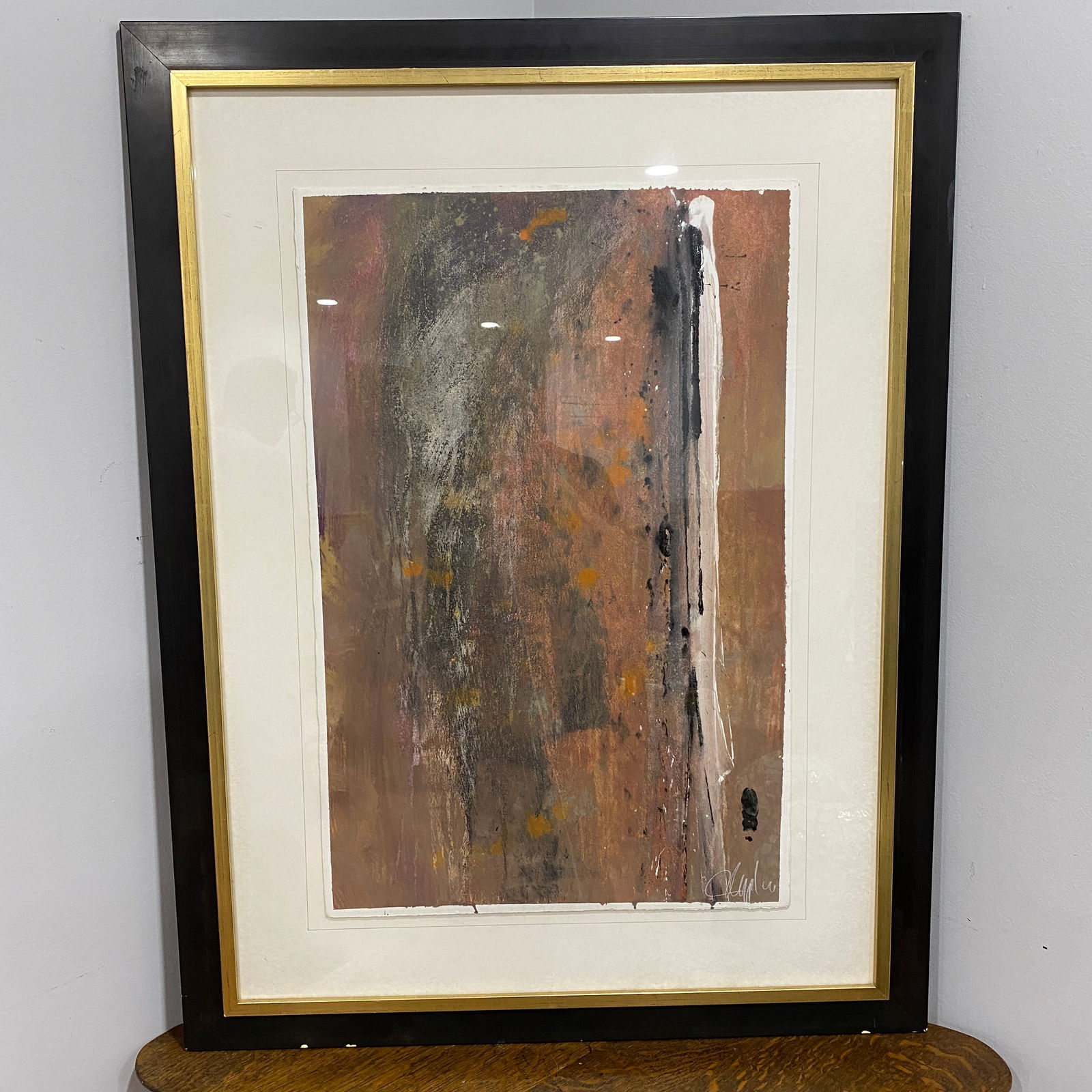 Soicher-Marin Original Abstract Watercolor Art: The picture size is 22” wide and 32” tall.