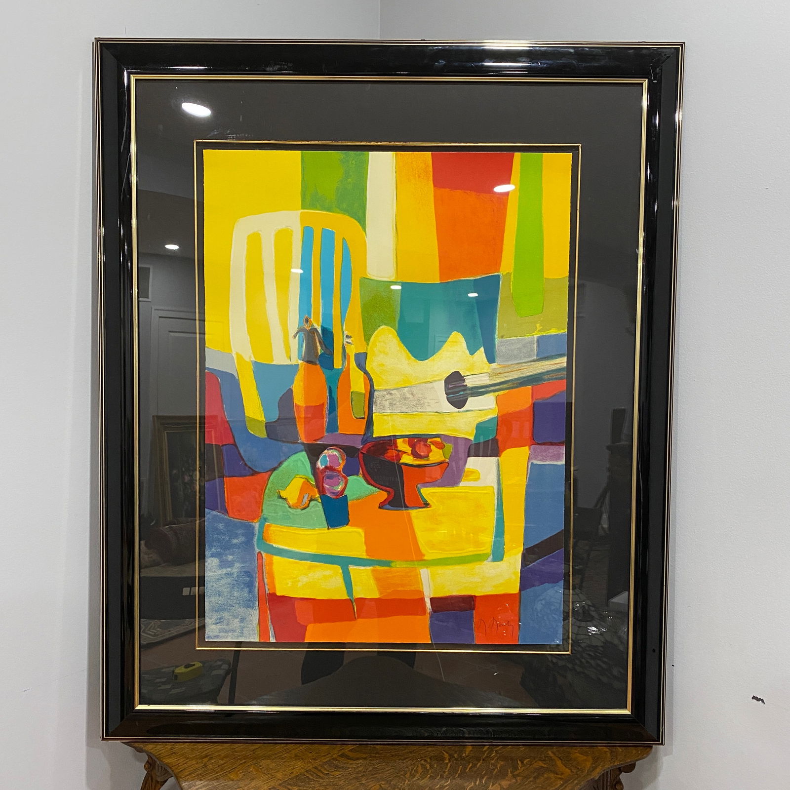 Marcel Mouly 110 of 300 Lithograph Art: The frame size is 38” wide and 47” tall.