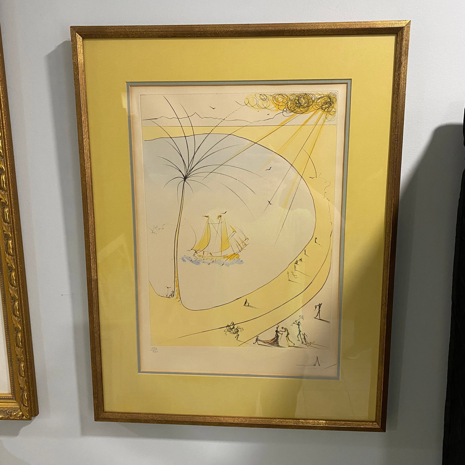 Signed Salvador Dali Etching Art Numbered 151 of 200 (1 of 4)
