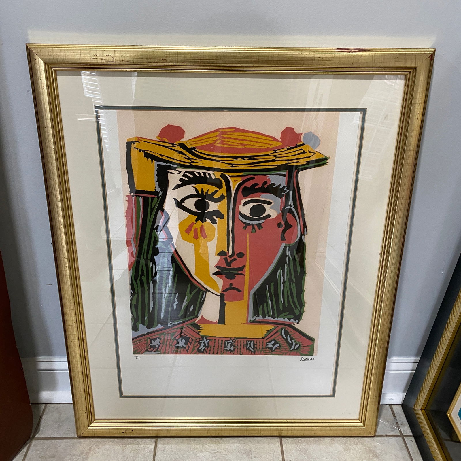 Authenticated Signed Picasso Lithograph Art Numbered 49 of 200 (1 of 5)