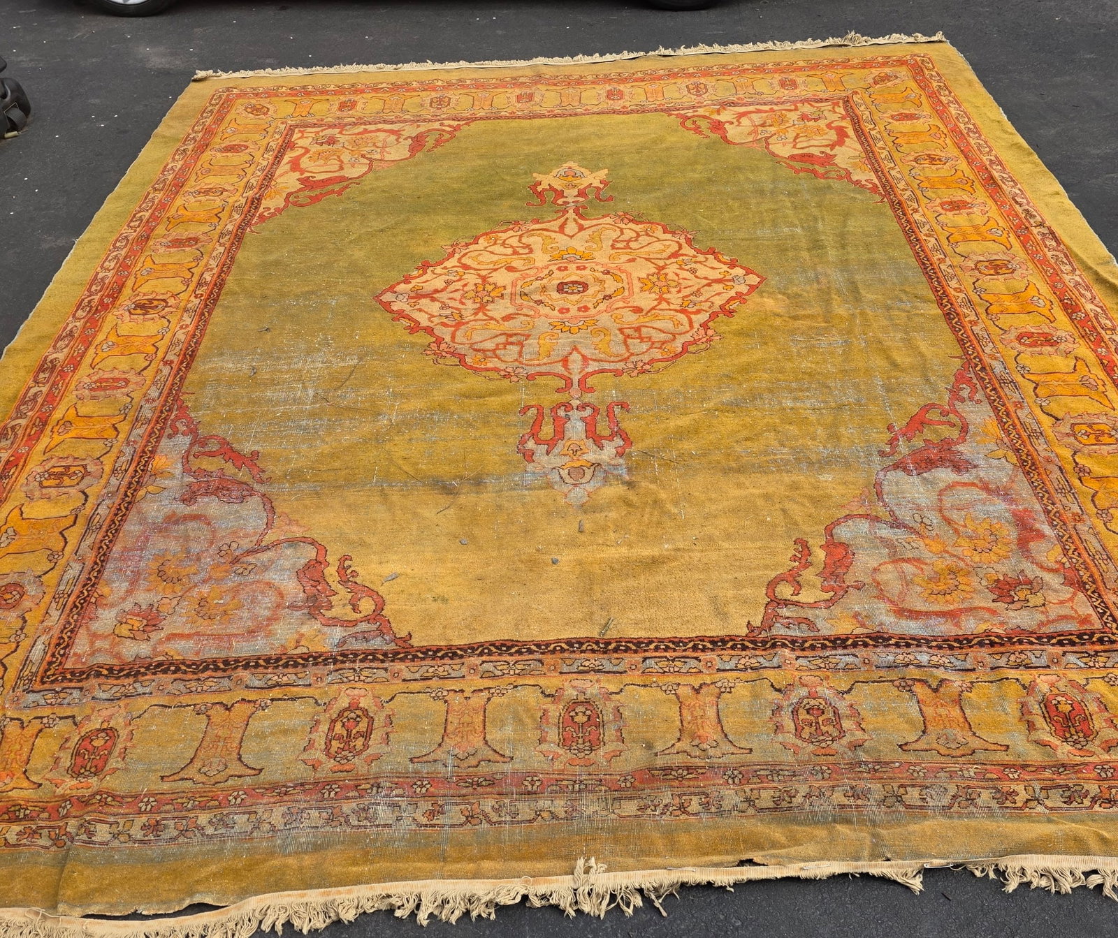Very Rare Antique Indian Agra Rug Dated 1900s to 1910s (1 of 15)