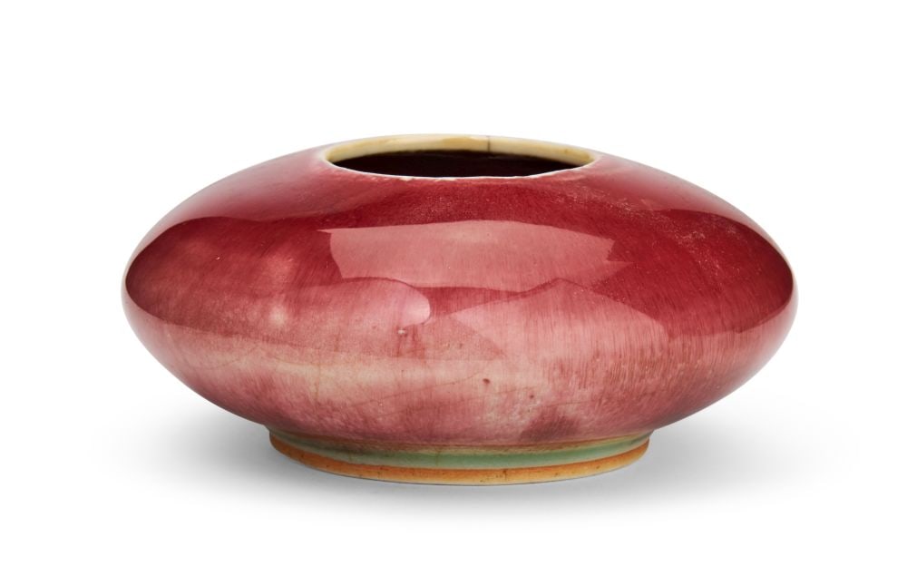 A CHINESE SANG DE BOEUF BRUSH WASHER, YONGZHENG (1723-1735): A CHINESE SANG DE BOEUF BRUSH WASHER, YONGZHENG (1723-1735) Diameter x Height: 12 x 5cm