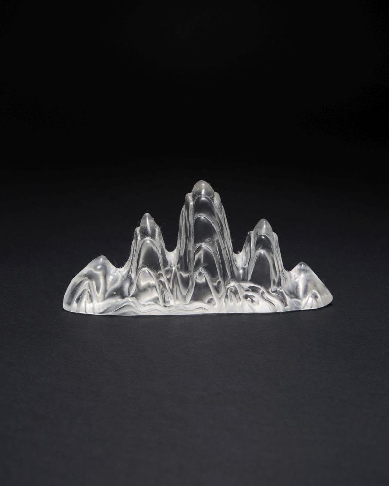 A ROCK CRYSTAL BRUSH REST, QING DYNASTY (1644-1911) (1 of 1)