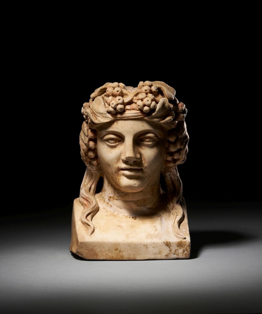 A ROMAN MARBLE HERM OF DIONYSUS, CIRCA 2ND CENTURY A.D. (1 of 5)