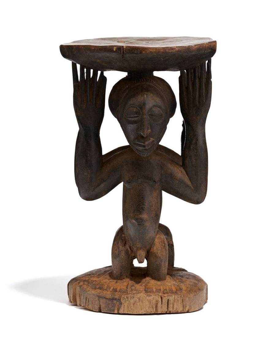 A LUBA STOOL, REPUBLIC OF CONGO (1 of 5)