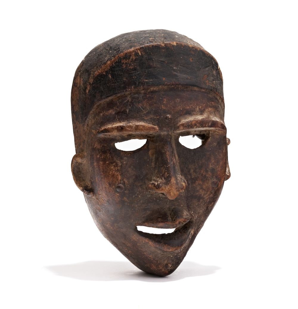 A YOMBE MASK, REPUBLIC OF CONGO (1 of 4)