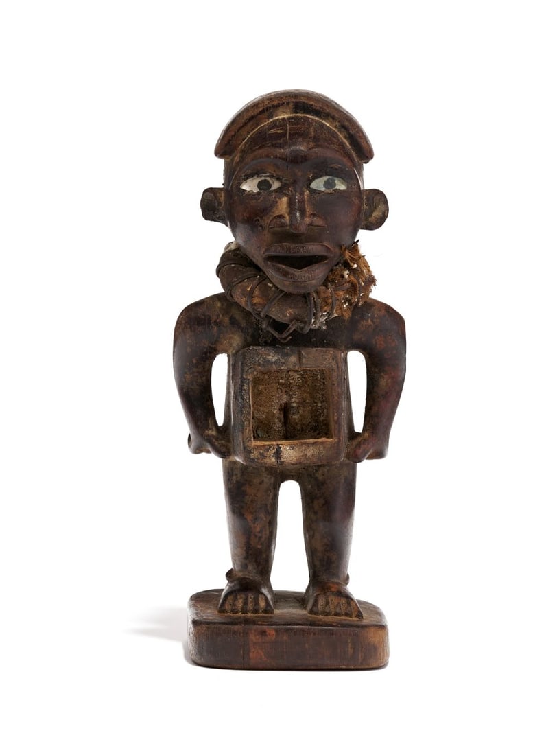 A RARE YOMBE FETISH FIGURE, REPUBLIC OF CONGO (1 of 5)
