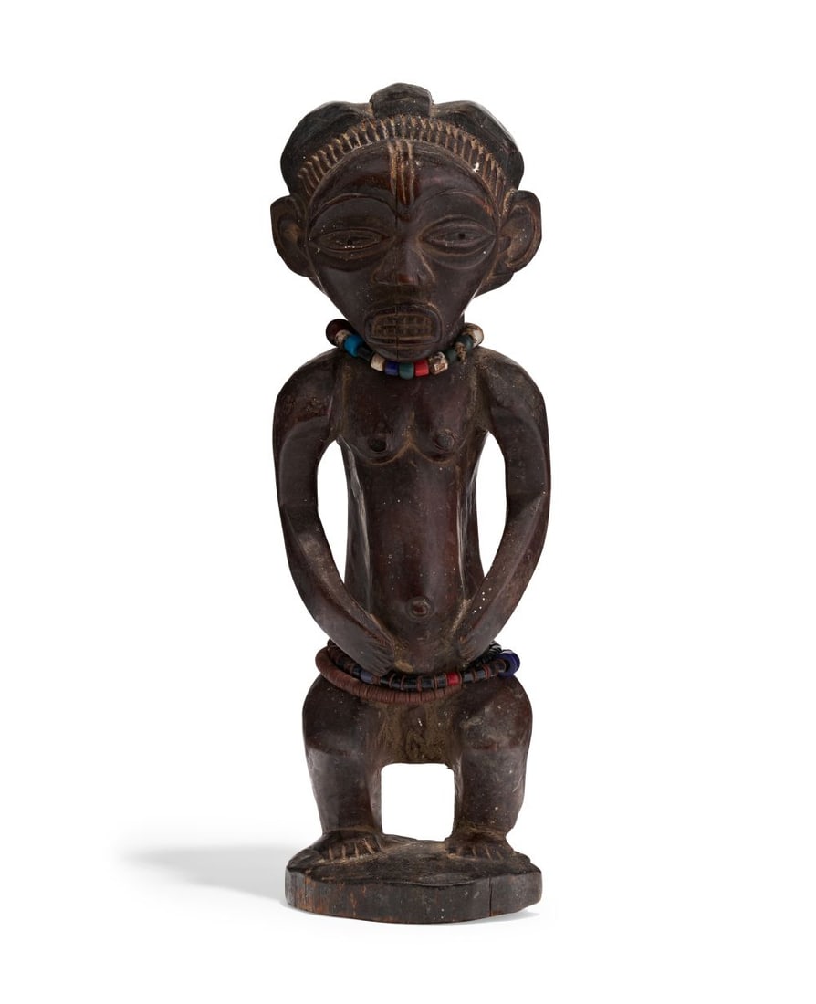 A HEMBA FERTILITY FIGURE, REPUBLIC OF CONGO (1 of 5)