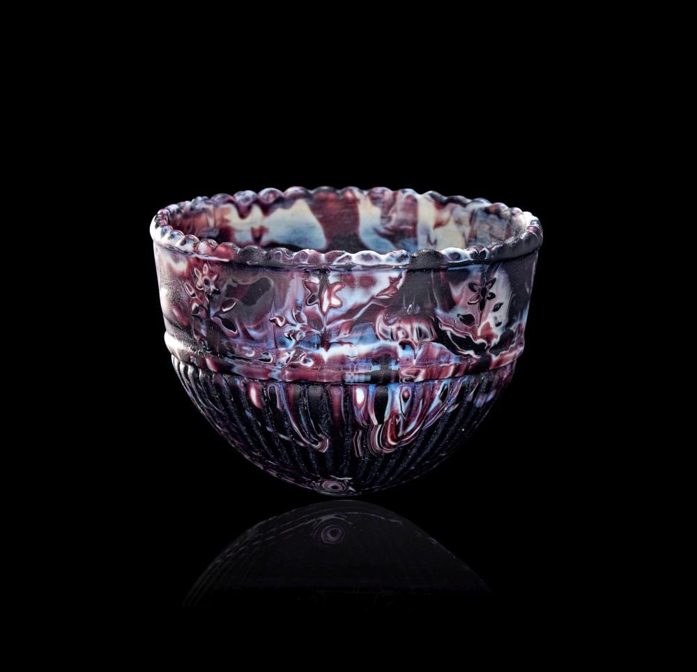 A POST SASANIAN GLASS BEAKER, PERSIA, CIRCA 8TH CENTURY OR LATER (1 of 4)