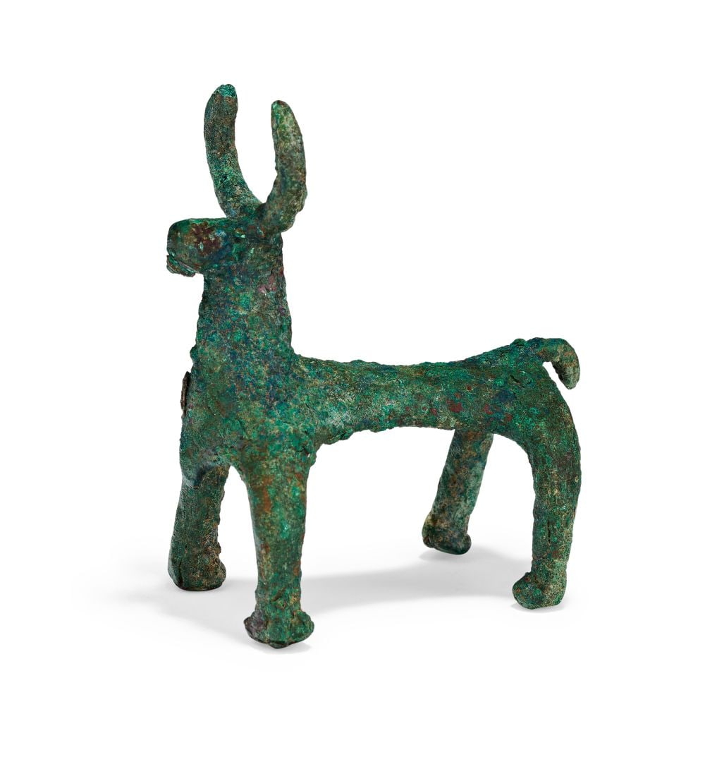 A LURISTAN BRONZE BULL FIGURINE, CIRCA 9TH-7TH CENTURY (1 of 6)