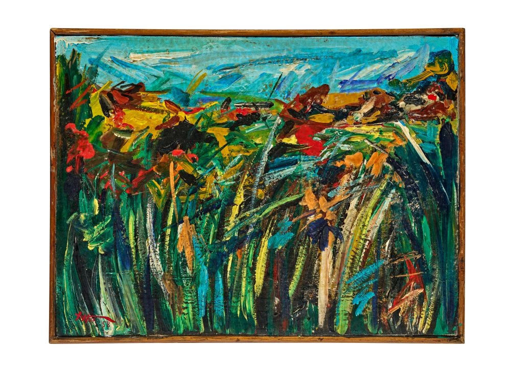 MANOUCHER YEKTAI (1922-2019) UNTITLED, OIL ON CANVAS (1 of 3)