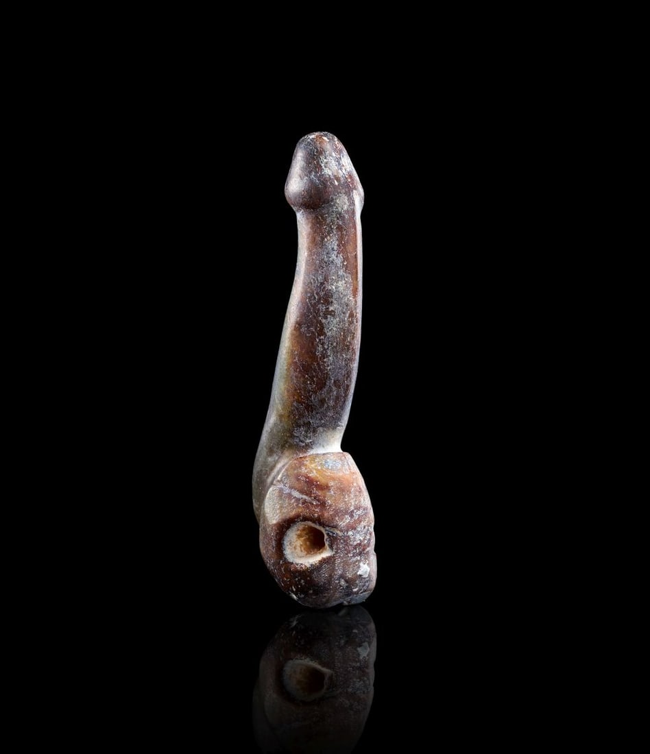 A GREEK HARDSTONE PHALLUS AMULET, CIRCA 3RD CENTURY A.D. (1 of 3)