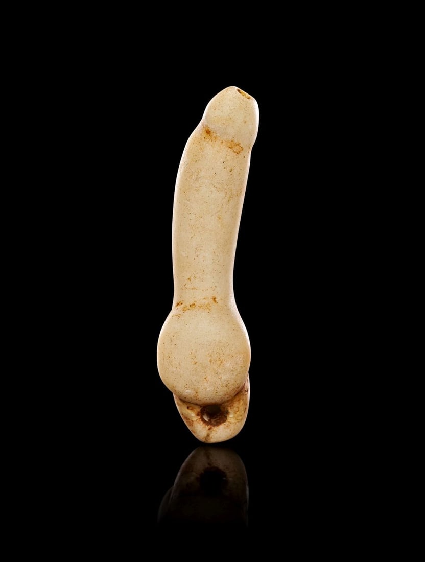 A GREEK MARBLE PHALLUS AMULET, CIRCA 3RD CENTURY A.D. (1 of 4)