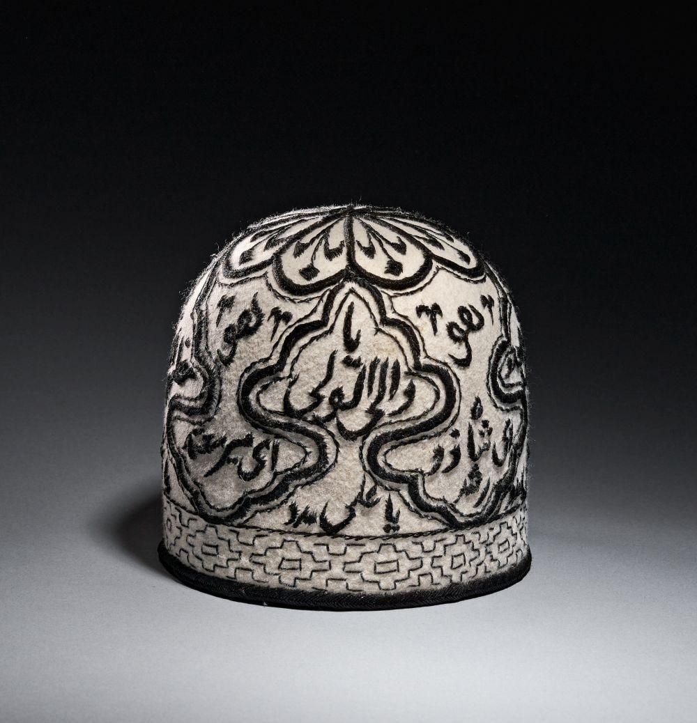 A QAJAR FELT DERVISH HAT, LATE 19TH CENTURY (1 of 1)