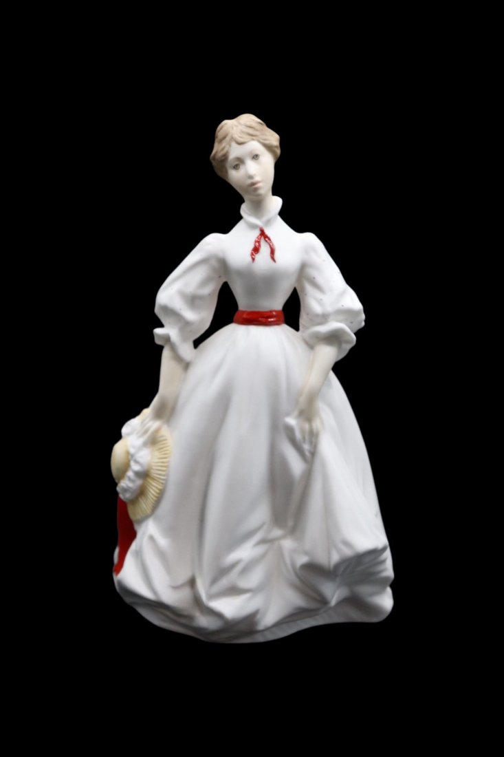 Royal Worcester “Morning Walk” Figurine from the Age of Romance Collection (1 of 7)