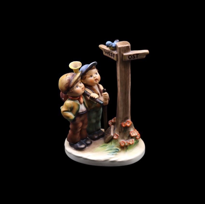 Goebel Hummel Porcelain “Crossroads” #331 Figurine with Original Box and COA - TMK7 (1 of 8)