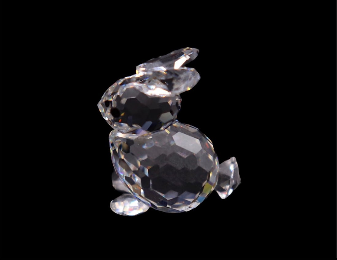 Swarovski Crystal “In a Summer Meadow” Collection - Sitting Rabbit Figurine (1 of 4)