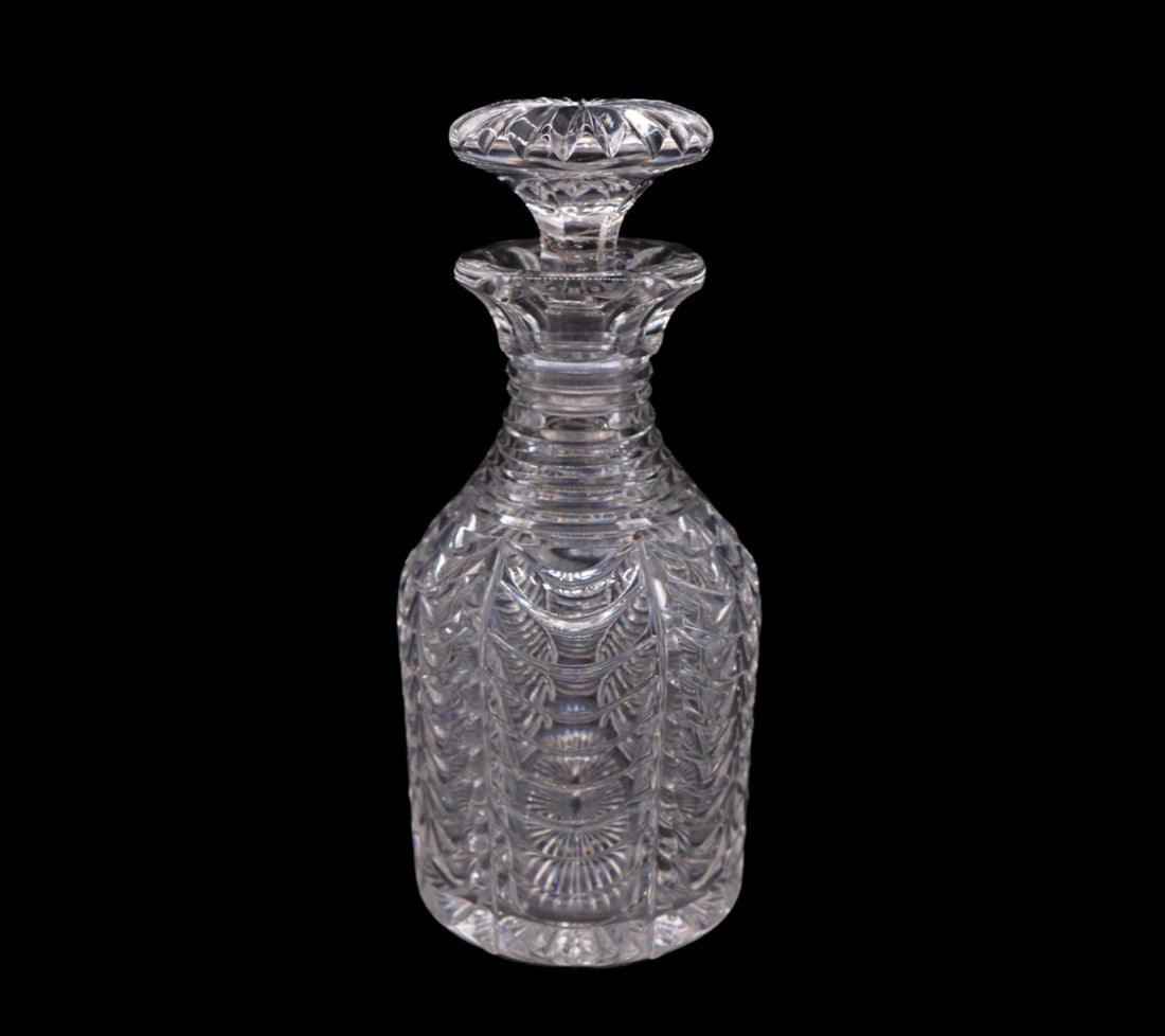 Vintage Cut Glass Regency Style Spirits Decanter (1 of 8)