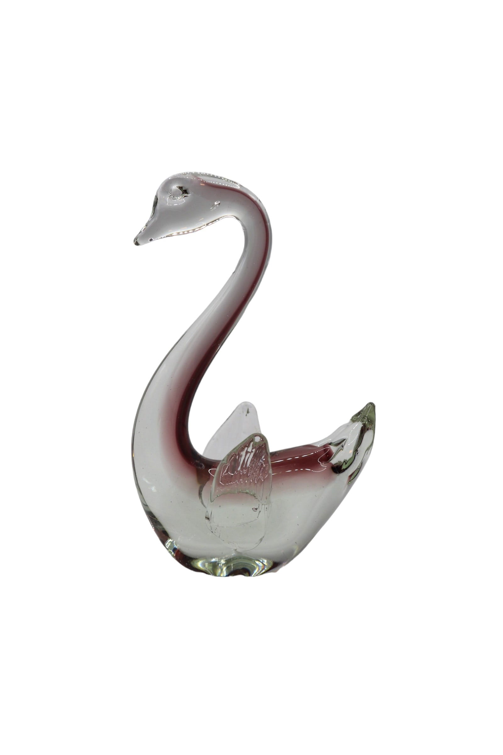 Vintage Murano Style Hand Blown Art Glass Swan Figurine (1 of 5)